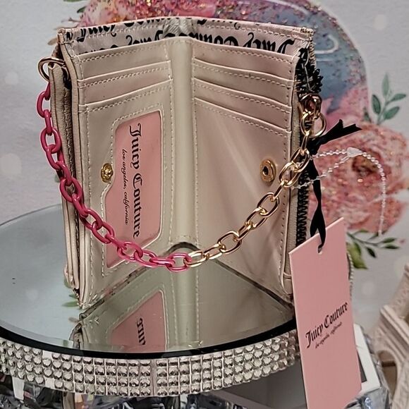 1801   JUICY COUTURE Wallet with Sandstone color with logo  NWT - Picture 2 of 7
